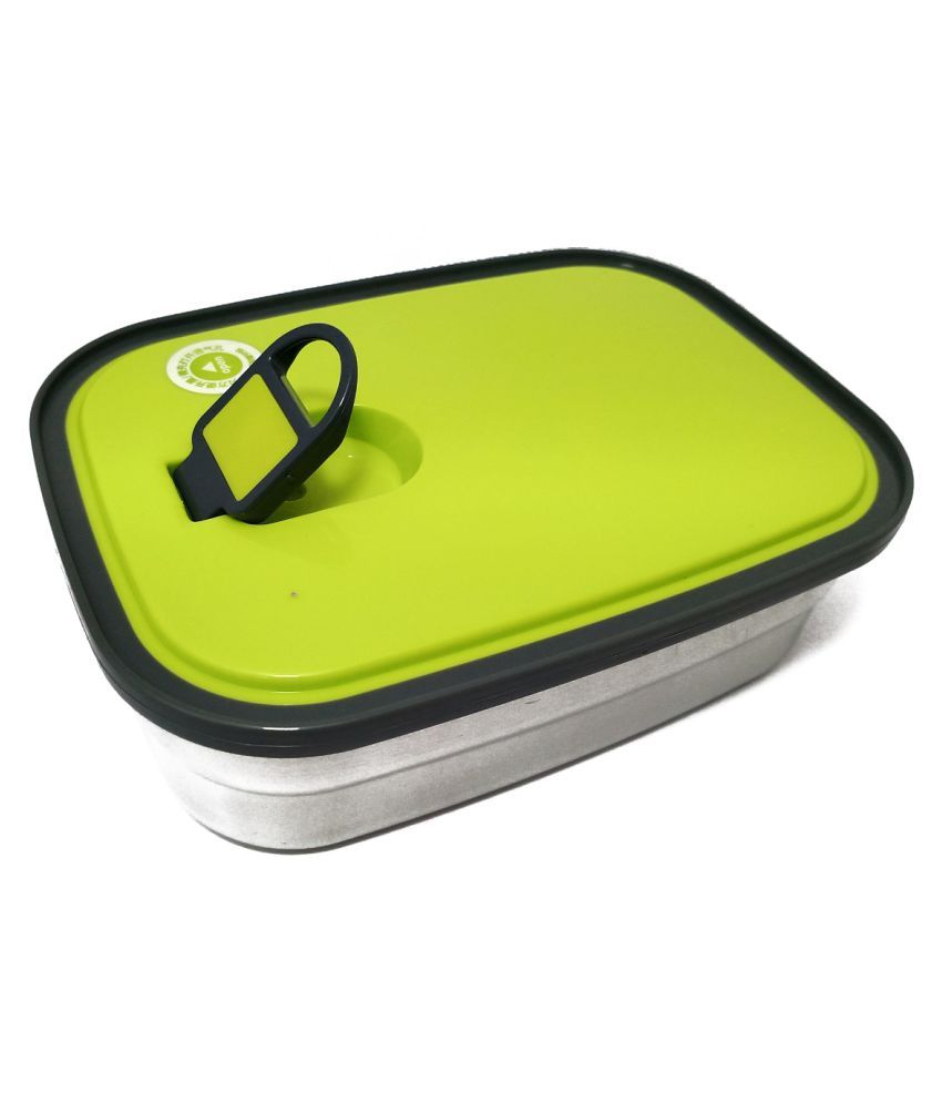 Lunch box Green Stainless Steel Lunch Box Buy Online at Best Price in