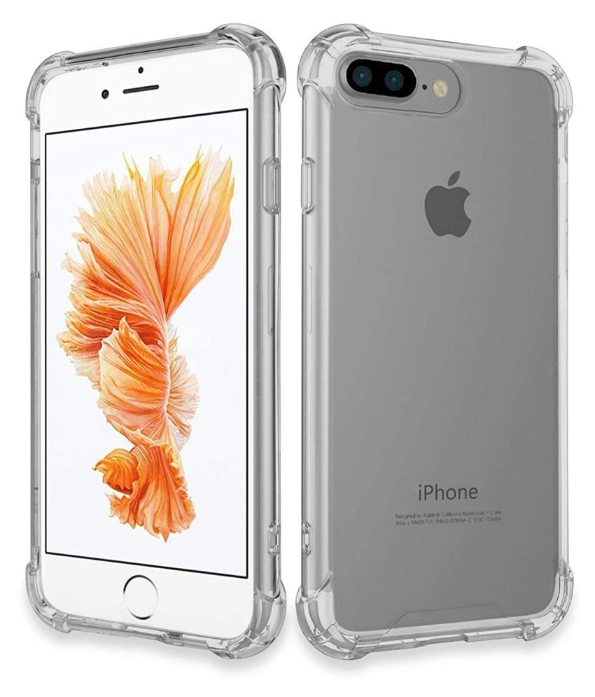 Apple Iphone 7 Plus Shock Proof Case Designer Hub Transparent Boom Boom Soft Back Cover