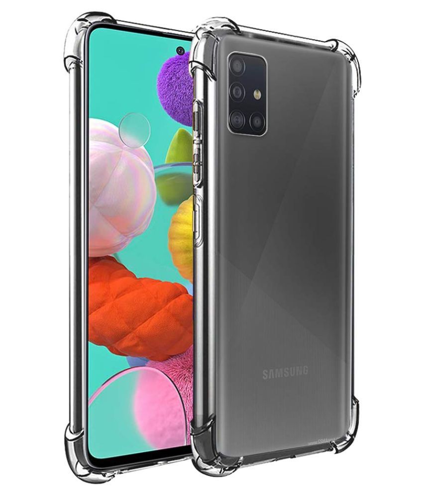 Samsung Galaxy A51 Bumper Cases Designer Hub Transparent Boom Boom