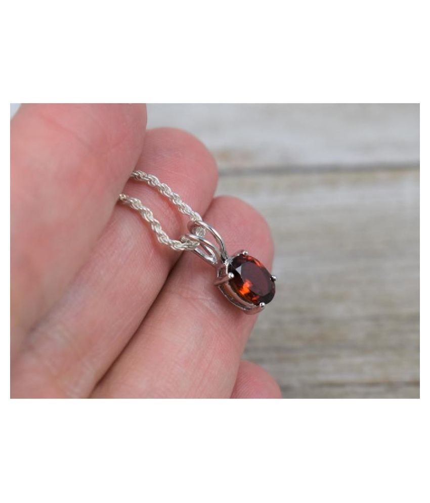 Hessonite (Gomed) Pendant 8.5 Ratti 100 