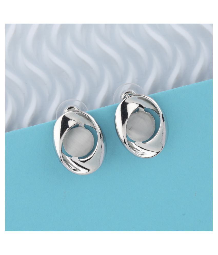     			SILVER SHINE  Attractive Stylish Stud Earring For Girl Women