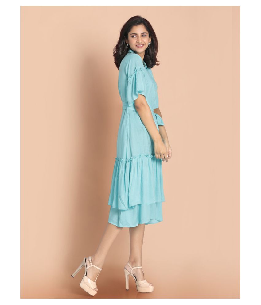 rayon frock kurti design