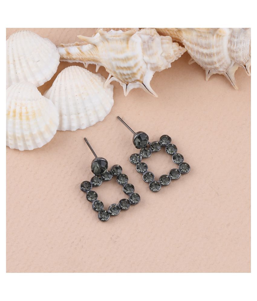     			SILVER SHINE  Charm Party Wear Stud Earring For Women Girl