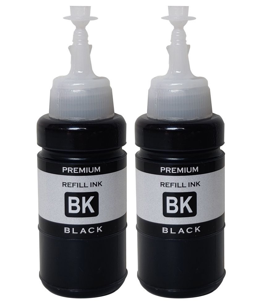 Barley Refilling Ink Black Pack of 2 Ink bottle for Epson MultiPurpose