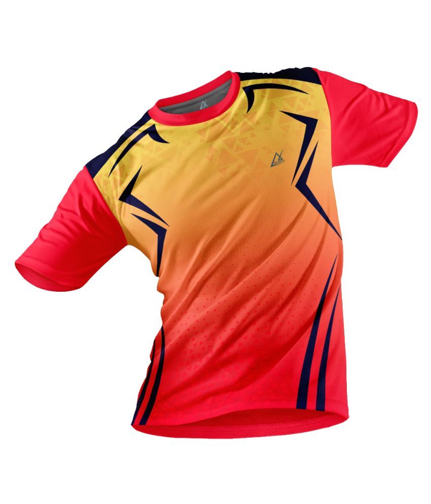 Eclectic Red Polyester Jersey Single Pack Buy Eclectic Red Polyester