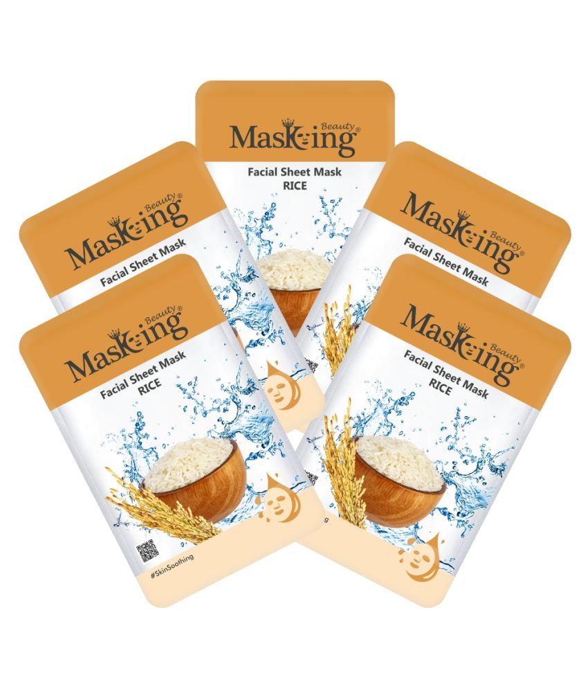 Masking Face Sheet Mask Masks 20 ml Pack of 5 Buy Masking Face Sheet
