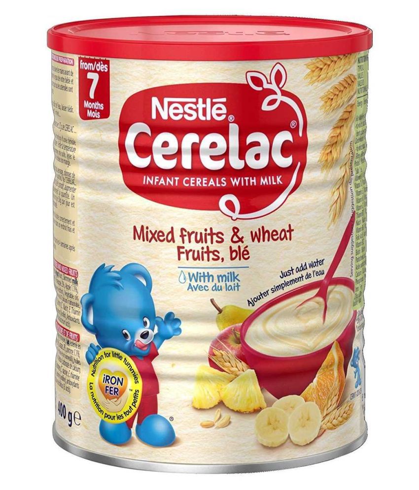 Nestel Mixed Fruit Infant Cereal for 6 Months + ( 400 gm )