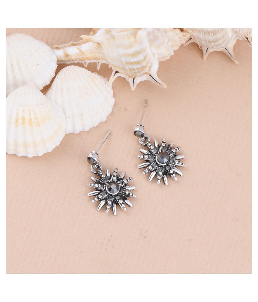     			SILVER SHINE  Charm Party Wear Stud Earring For Women Girl