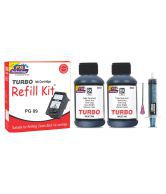 TURBO Refill Kit Black Two bottles Refill Kit for Canon 89