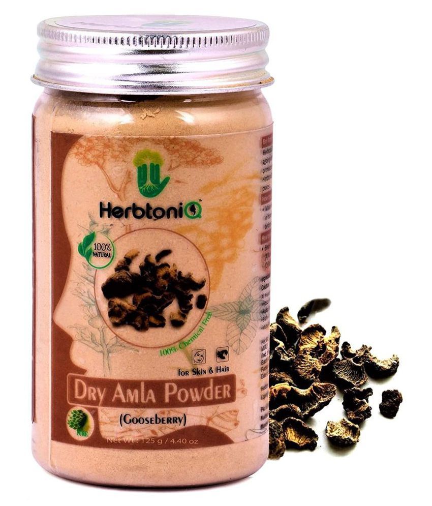 Herbtoniq 100% Natural Dry Amla Powder (Gooseberry) 125g For Hair Pack And  Face Pack (125 g): Buy Herbtoniq 100% Natural Dry Amla Powder (Gooseberry)  125g For Hair Pack And Face Pack (125