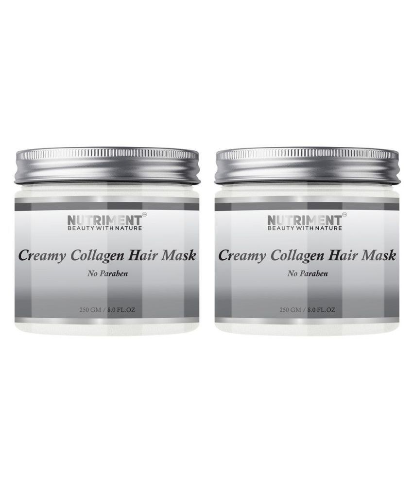 Nutriment Collegan Creamy Hair Mask Suitables for All Hair Types, Hair Mask 250 g Pack of 2