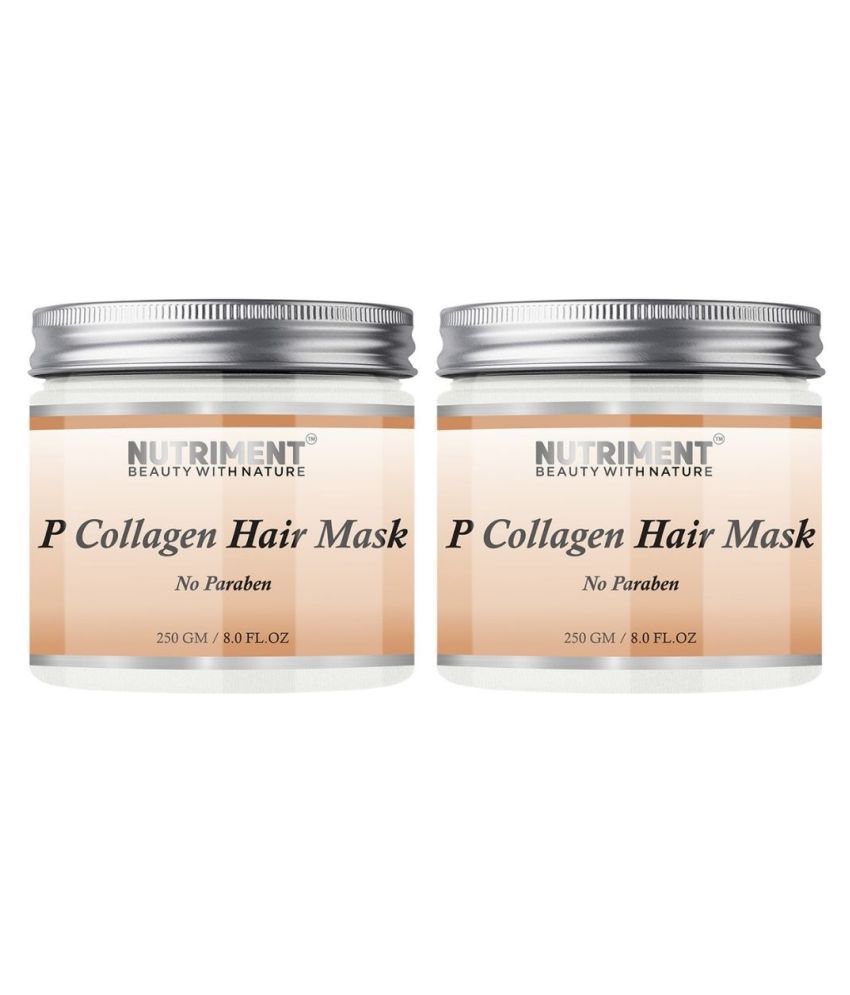Nutriment P Collegan Hair Mask, For Damaged and Dry, Hair Mask 250 g Pack of 2