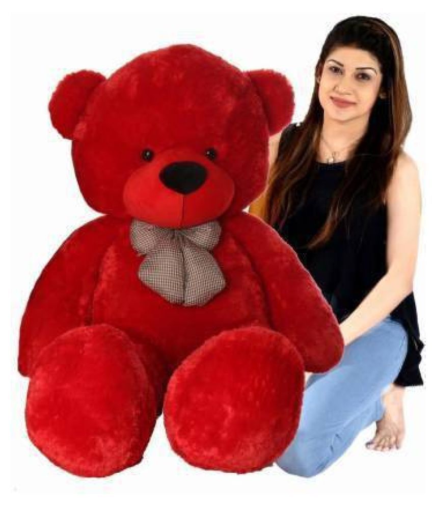 teddy bear image red colour