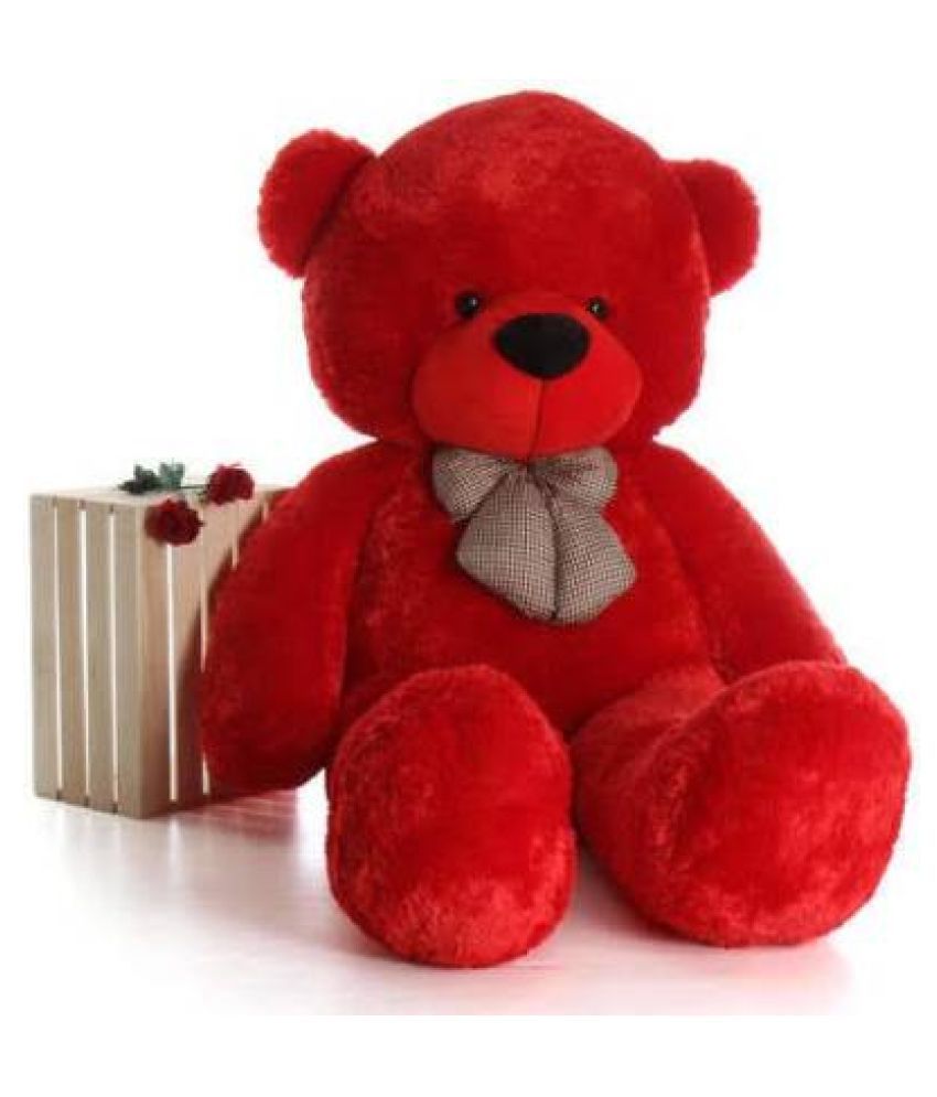 teddy bear image red colour