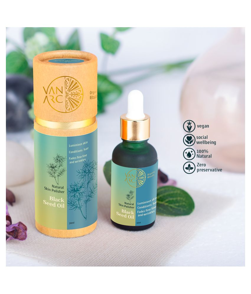 Vanarc Organic Rituals Black Seed Oil Face, Skin and Hair Oil Face