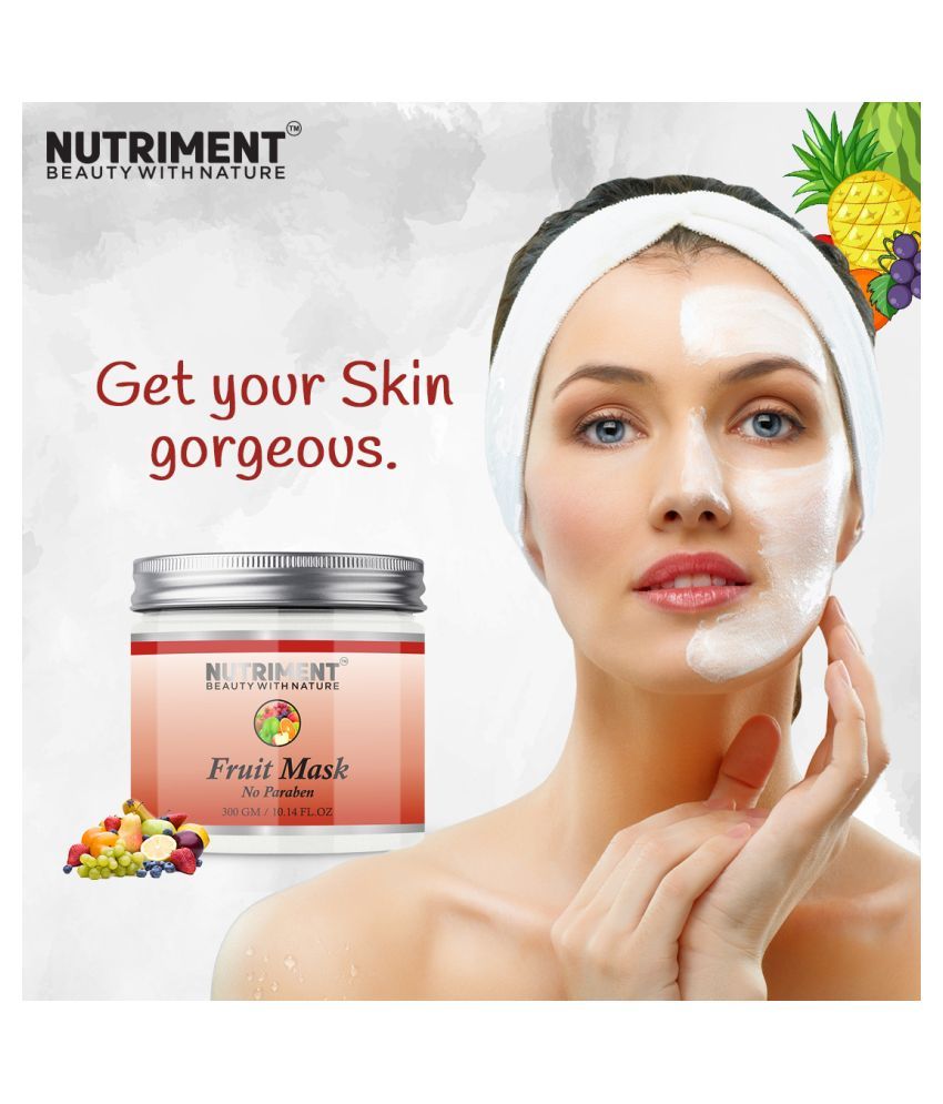Nutriment Fruit Mask Reduces Dark Spot, Face Mask 300 gm Pack of 2 Buy