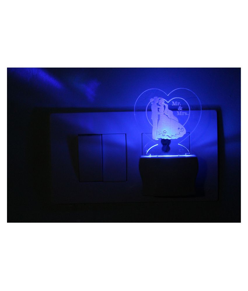     			AFAST Couple 3D Illusion LED Night Lamp Multi - Pack of 1
