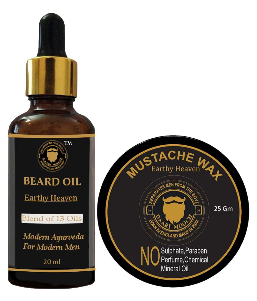 DAARIMOOCH Earthy Beard Oil Mooch Wax 45 gm Buy DAARIMOOCH Earthy
