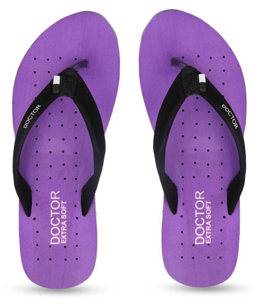 DOCTOR EXTRA SOFT Purple Slippers