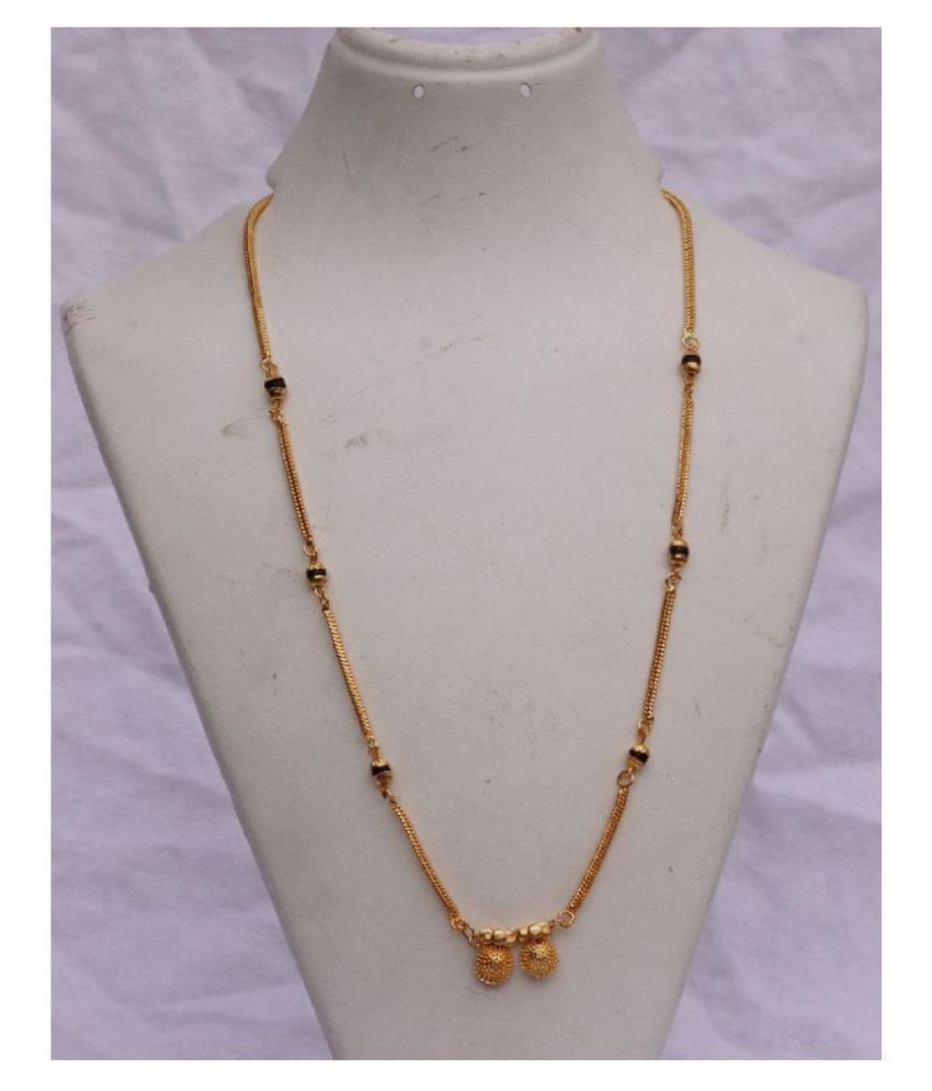 MANTRA ORNA GOLD PLATED MANGALSUTRA FOR WOMEN: Buy MANTRA ORNA GOLD ...