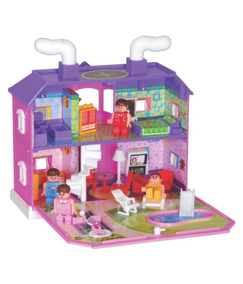 Toyzone MY FAMILY DOLL HOUSE (35 PCS) Buy Toyzone MY FAMILY DOLL