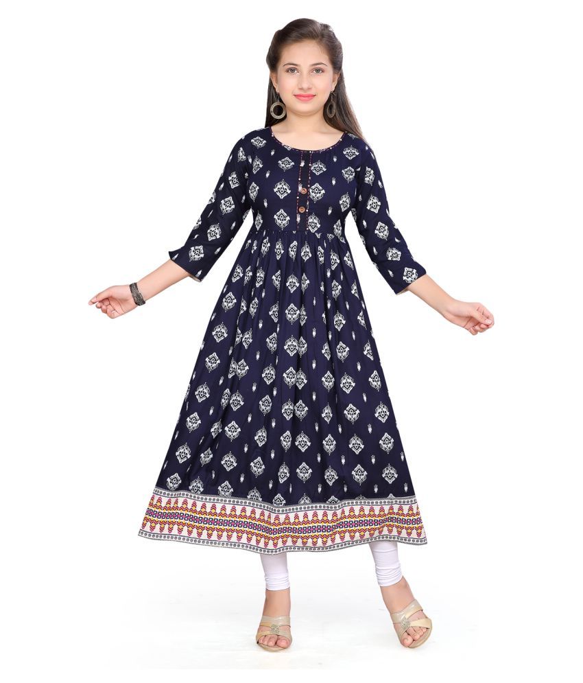 cotton kurtis for 12 years girl