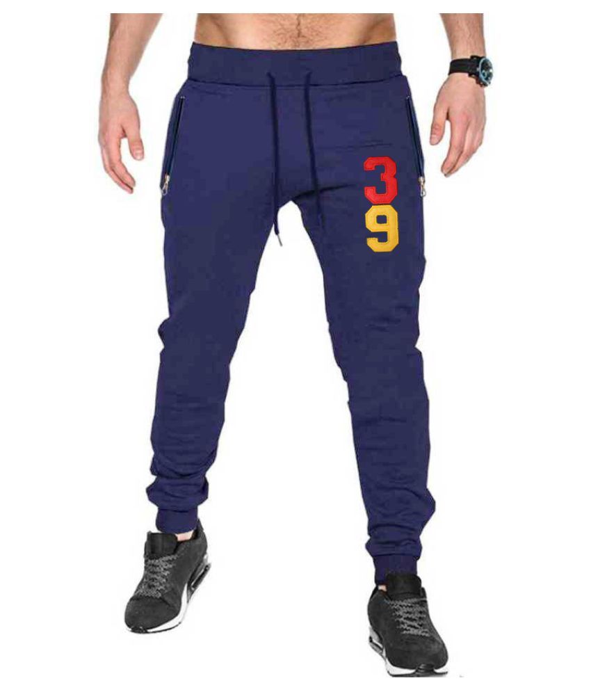 navy trackpants