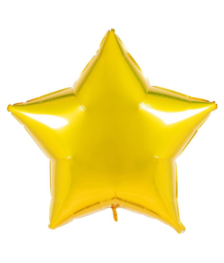     			Blooms Twinkling  star shape foil Balloon (Yellow)