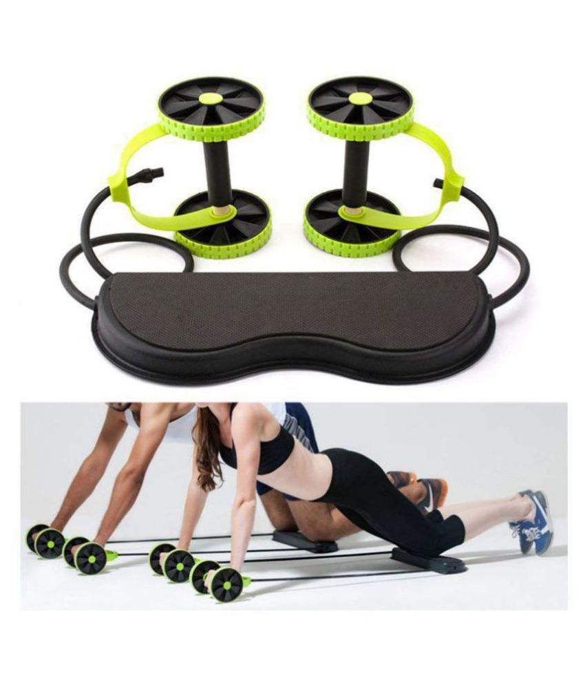 Revoflex Xtreme Abs Exercise Equipment Workout Roller Home Gym,Professional Ab Wheel Roller Supports, Abdominal Workout Machine, Ideal Men Women
