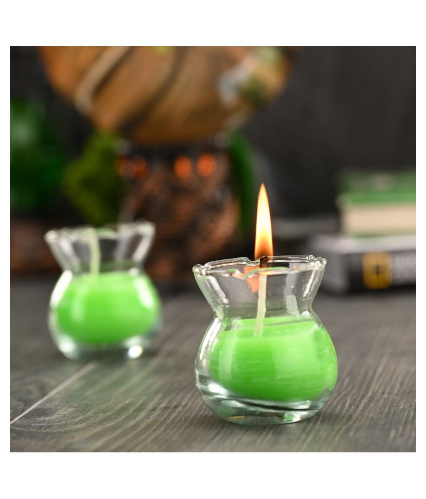     			AFAST Green Jar Candle - Pack of 1