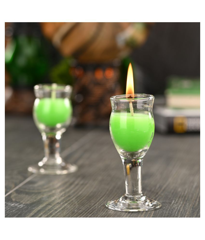     			AFAST Green Jar Candle - Pack of 6