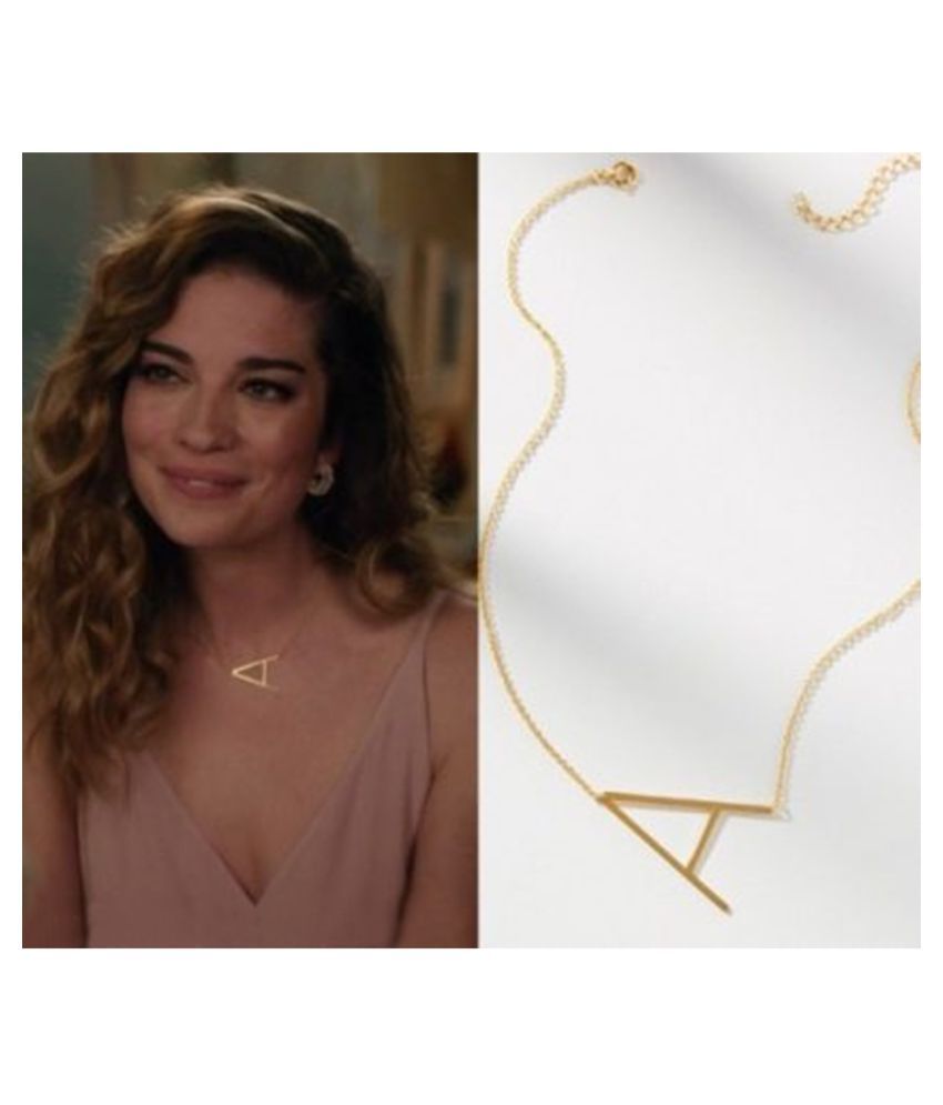 alexis schitt's creek letter necklace