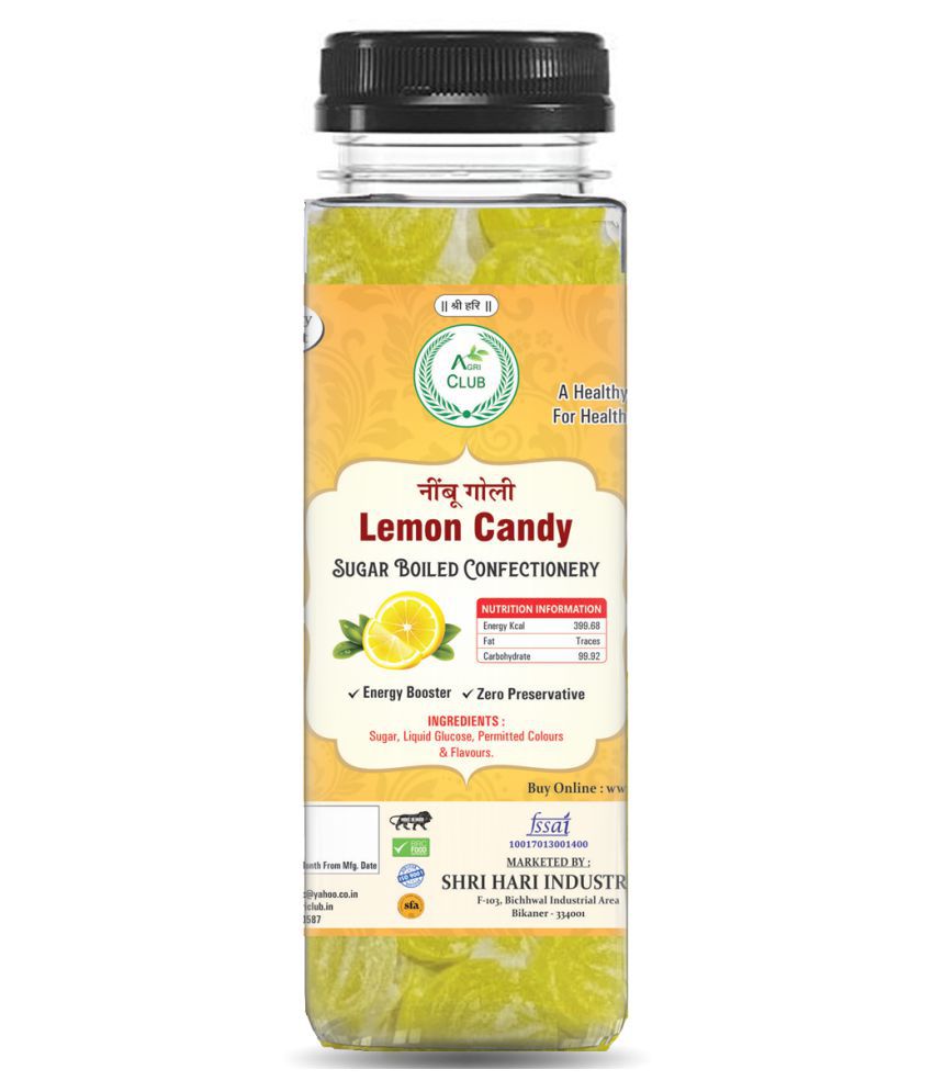     			AGRICLUB Lemon Candy Mint 120 gm Pack of 2