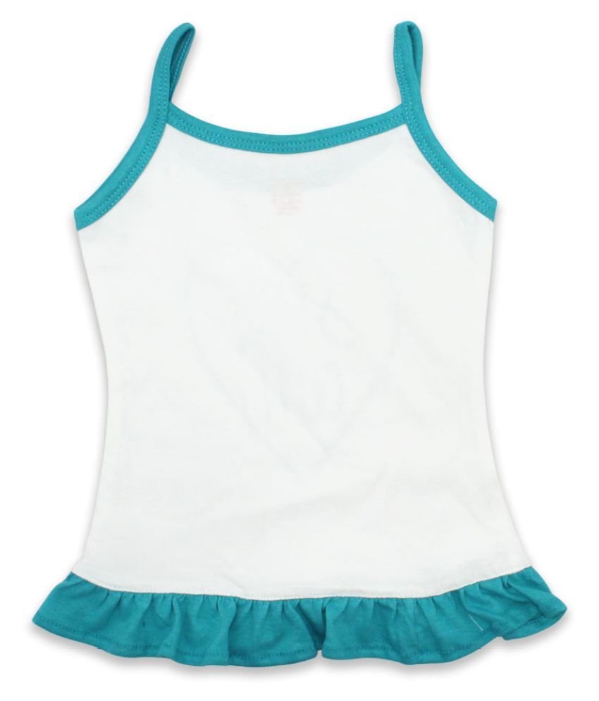 Born Babies® Baby Girl's Sleeveless Knitted Cotton Regular Fit Slips