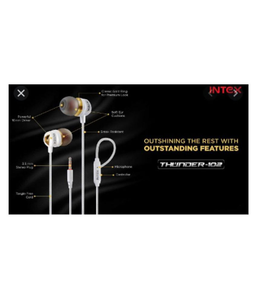 intex thunder 103 earphone price