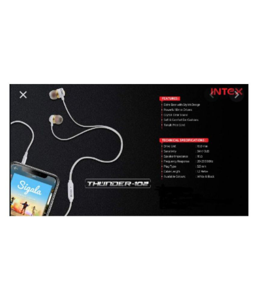 intex headphones with wire