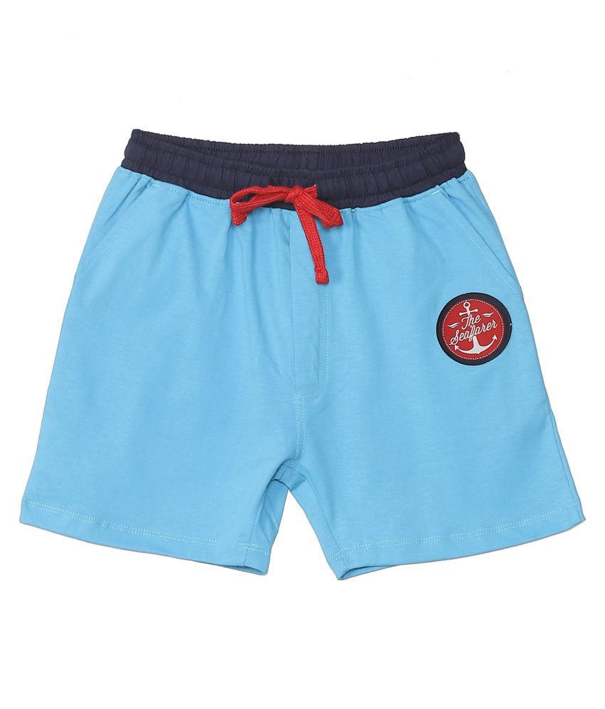 2Bme Kids Boys Cotton Solid Blue Shorts - Buy 2Bme Kids Boys Cotton ...