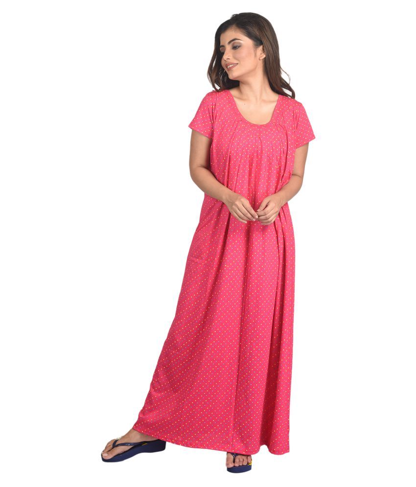     			PIYALI'S CREATION WOMEN'S Cotton Nighty & Night Gowns - Multi Color