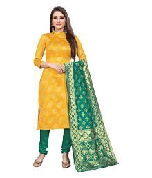 yellow colour churidar