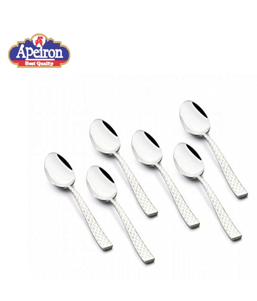     			APEIRON 6 Pcs Stainless Steel Serving Spoon