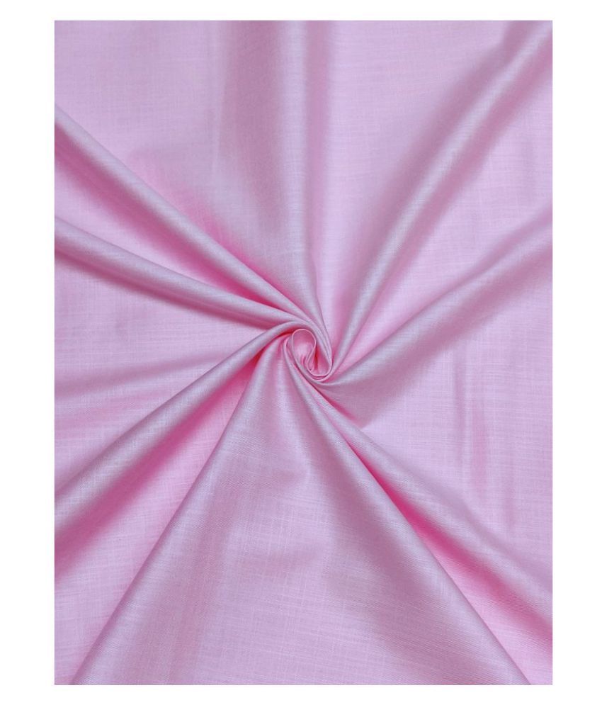 SUBHDIN Pink 100 Percent Cotton Unstitched Shirt pc Buy SUBHDIN Pink