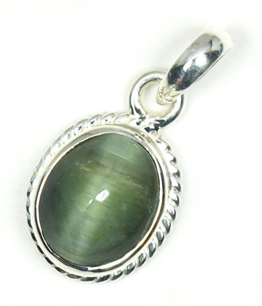 cat's eye gemstone pendant