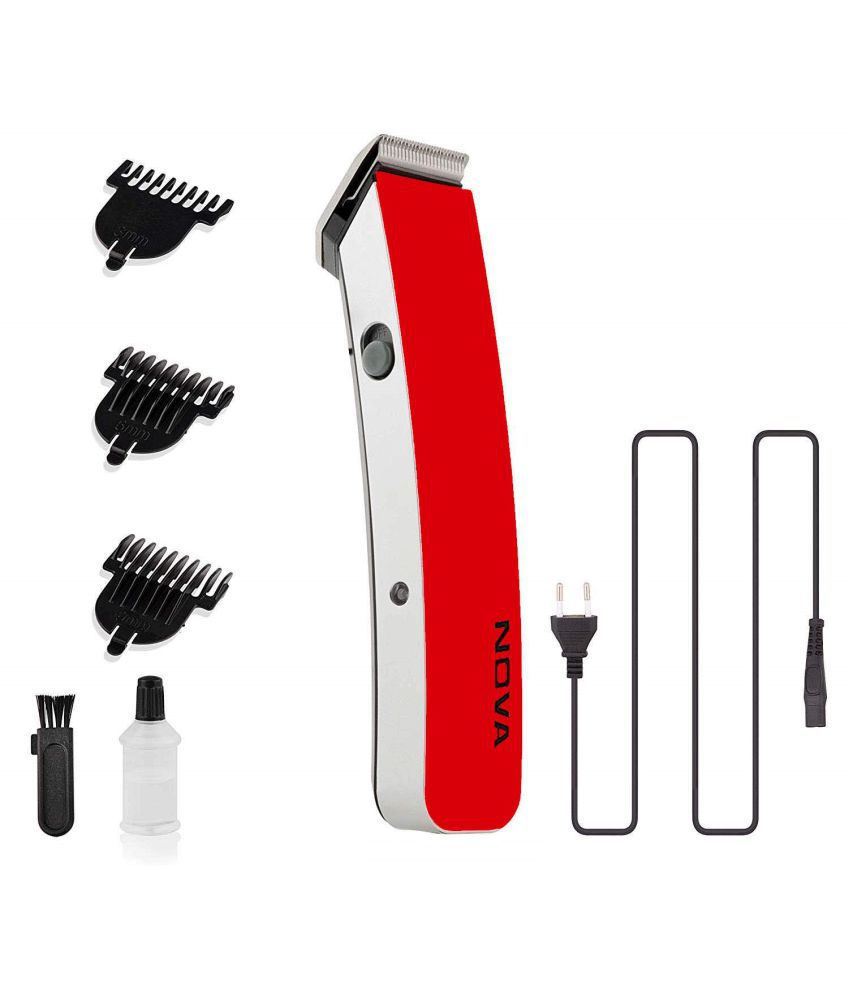 NOVA NS-216 Beard Trimmer ( RED ) - Buy NOVA NS-216 Beard Trimmer ( RED )  Online at Best Prices in India on Snapdeal
