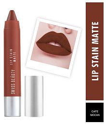Swiss Beauty Lip Stain Matte Lipstick Lipstick Chestnut 3 g