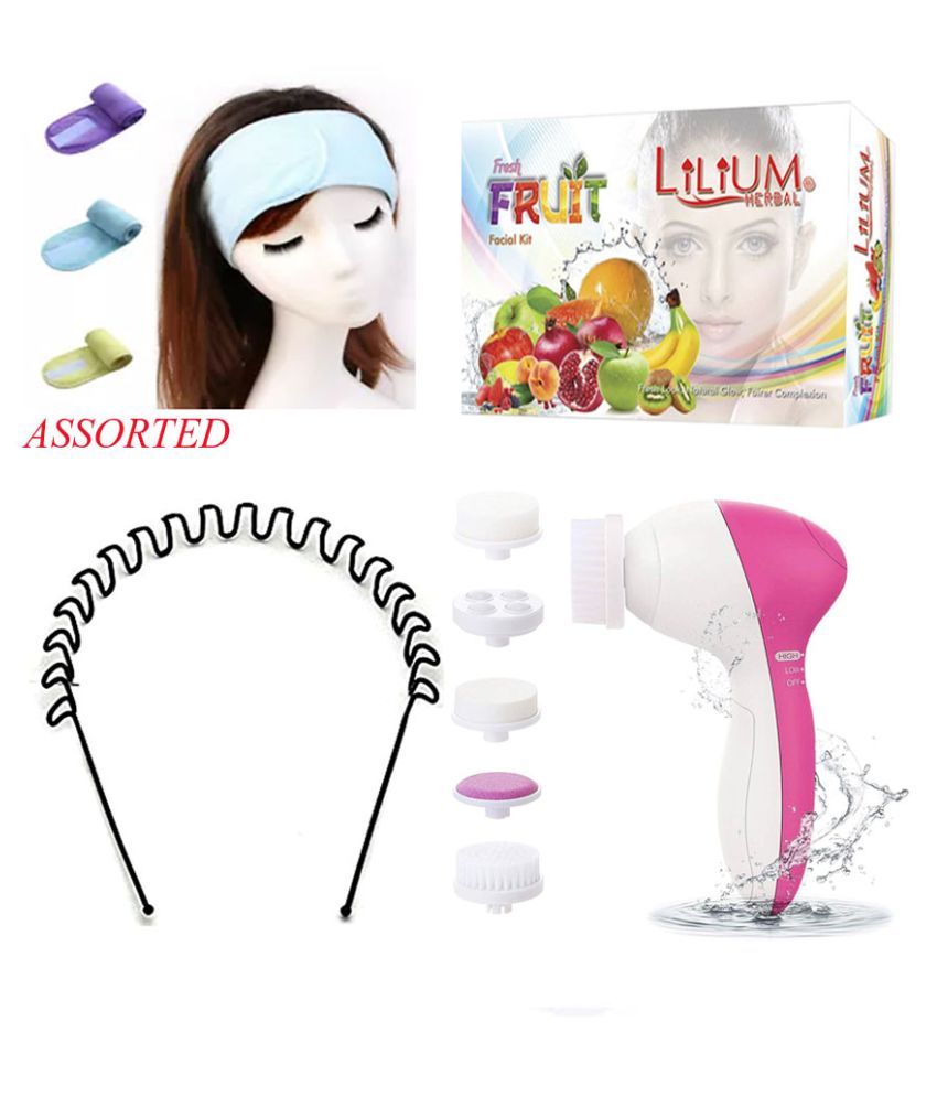 Adbeni Combo Facial And Hair Care Combo With 5 In 1 Massager Gc1401 Makeup Kit Pack Of 4 238 3616