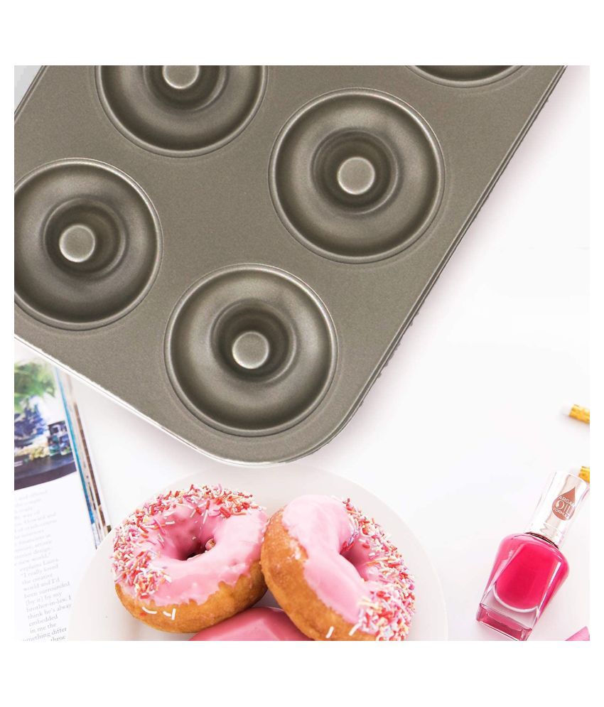 FineDecor Nonstick Donut Baking Pan, Donut Baking Mould, Bagels Baking