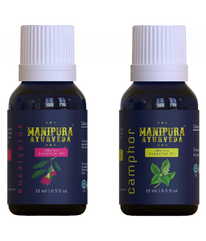 Manipura Ayurveda Eucalyptus & Camphor Essential Oil 30 mL