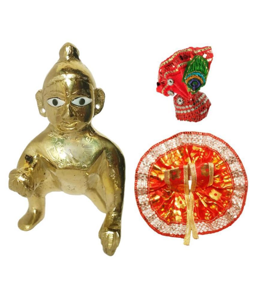     			Shriram Traders - Laddu Gopal Brass Idol