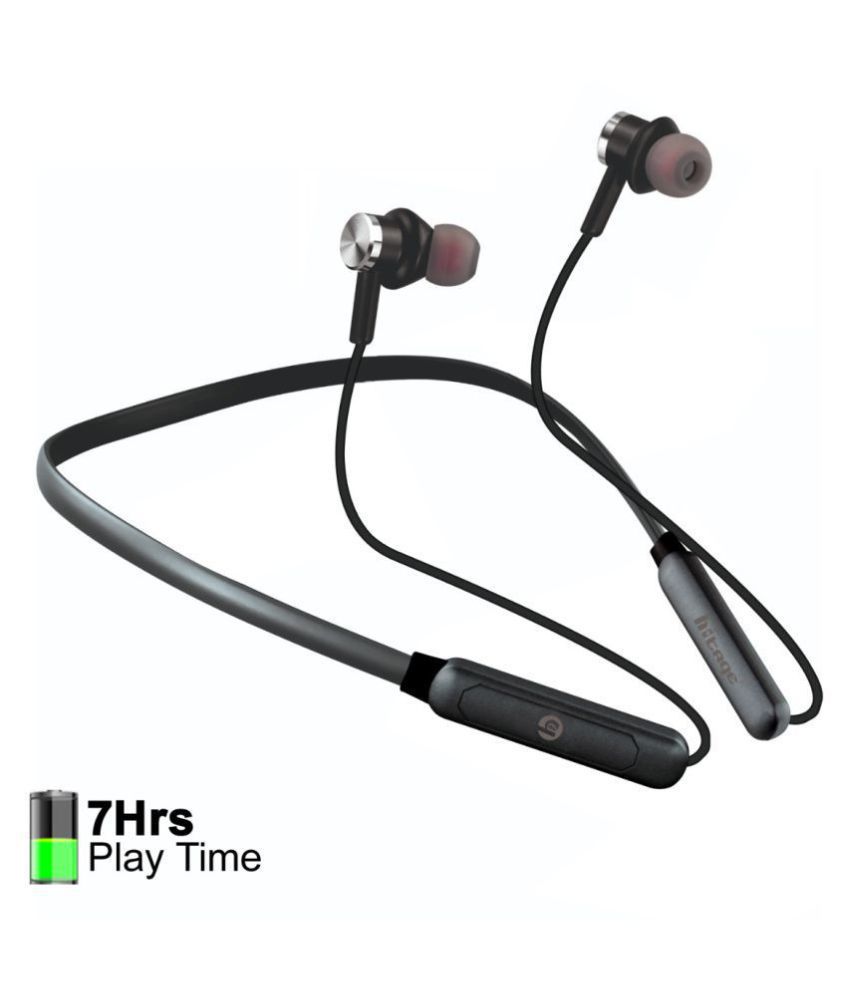 Hitage Galaxy Touch NBT 1949(  upgraded Model) Bluetooth Headphone Neckband Bluetooth  Wireless With Mic Headphones/Earphones- 15 hours battery back up