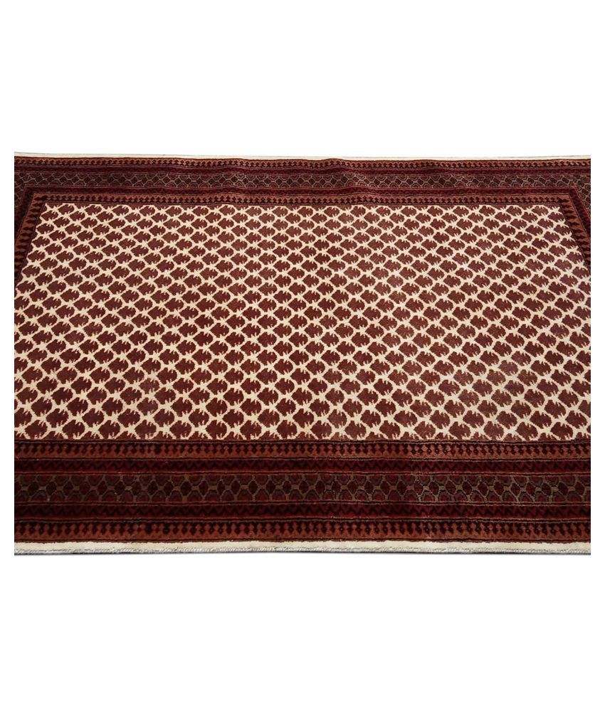 Amma Carpets White Wool Carpet Traditional 5x7 Ft Buy Amma Carpets